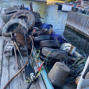 Vi rydder Vollen Marina – under vann!