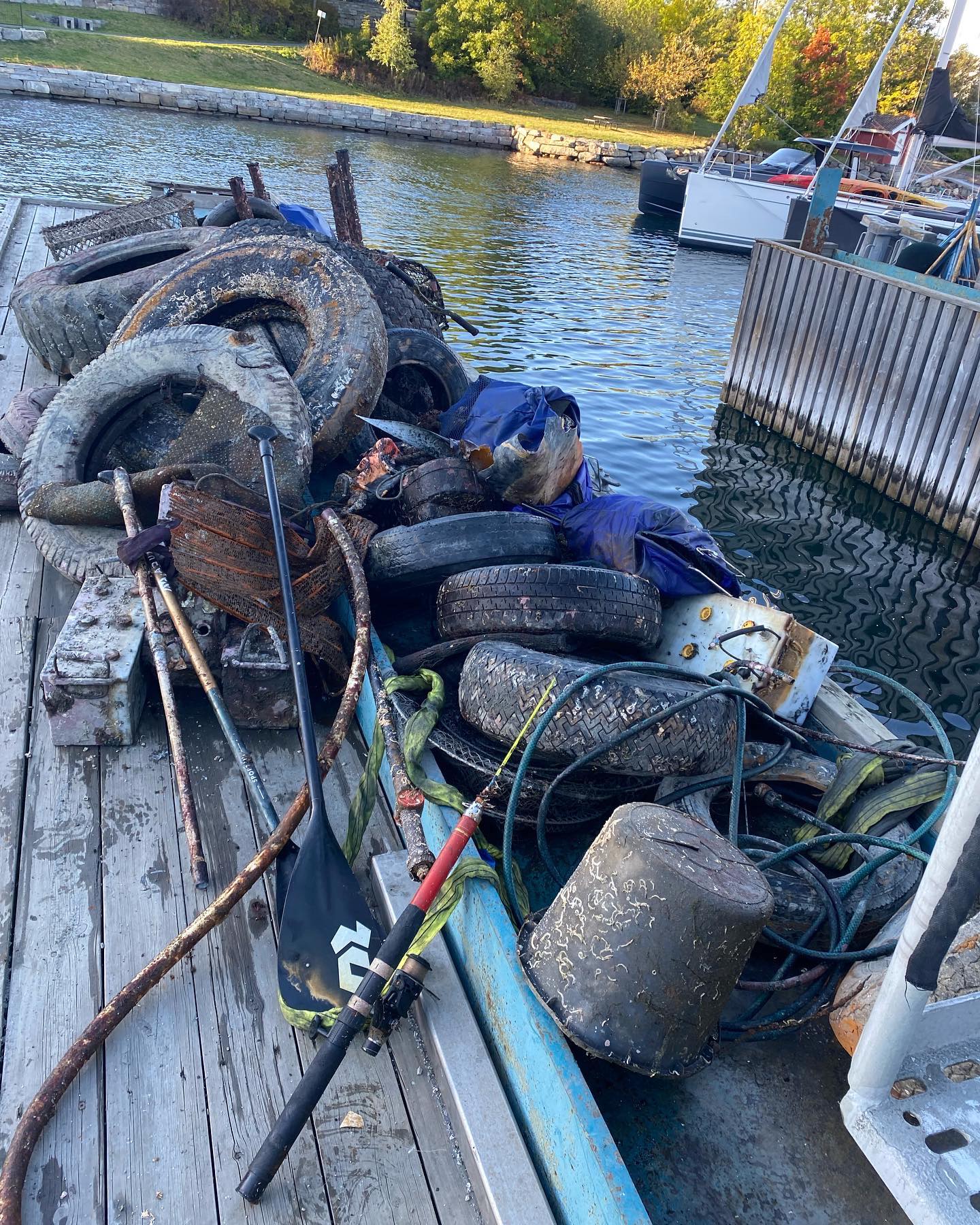 Vi rydder Vollen Marina – under vann!